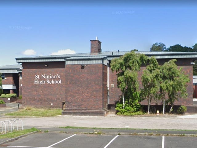 East Renfrewshire Council tops the list of local authorities when it comes to high-performing schools - 86 per cent of them are in the top 50. St Ninian's High School in Giffnock is their top performer.