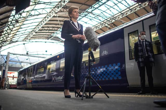 Nicola Sturgeon needs to act over the damage being done to Scotland's economy by the ScotRail drivers' pay dispute (Picture: Peter Summers/Getty Images)