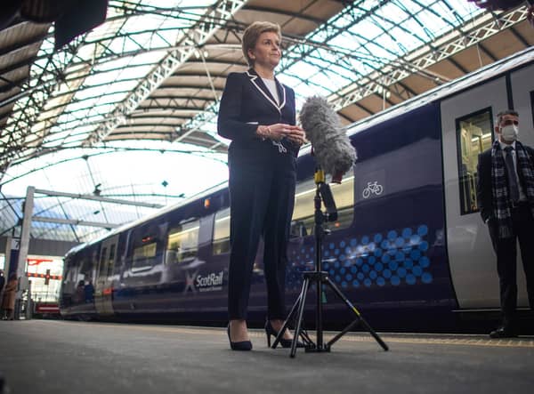 Nicola Sturgeon needs to act over the damage being done to Scotland's economy by the ScotRail drivers' pay dispute (Picture: Peter Summers/Getty Images)