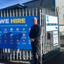 Deal: Prestonfield branch manager Richard Harley (r) with HSS' Ayoola Oduyelu.