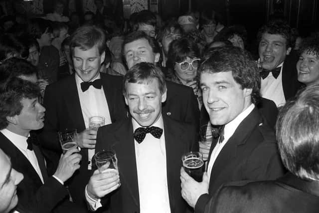 Celebrations in Edinburgh following Scotland's 21-12 victory over France at Murrayfield in 1984 which sealed the Grand Slam.