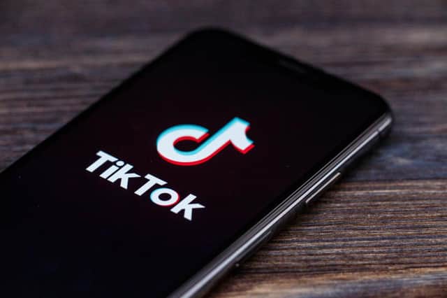 Tiktok was populated with videos of a man taking his own life on Sunday (Shutterstock)