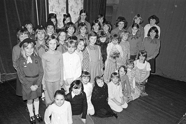 Mansfield Brownies all ready for action back in 1980