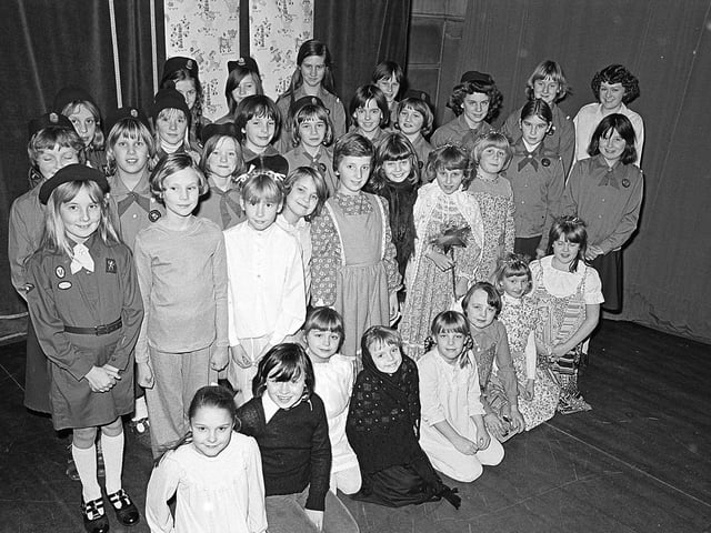 Mansfield Brownies all ready for action back in 1980