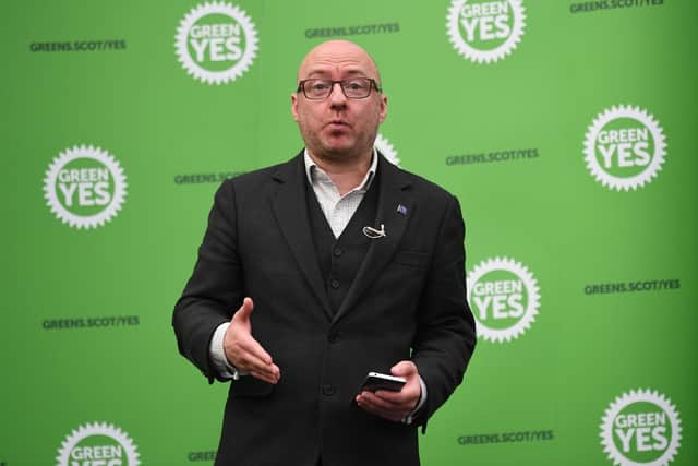 Scottish Greens co-leader Patrick Harvie.