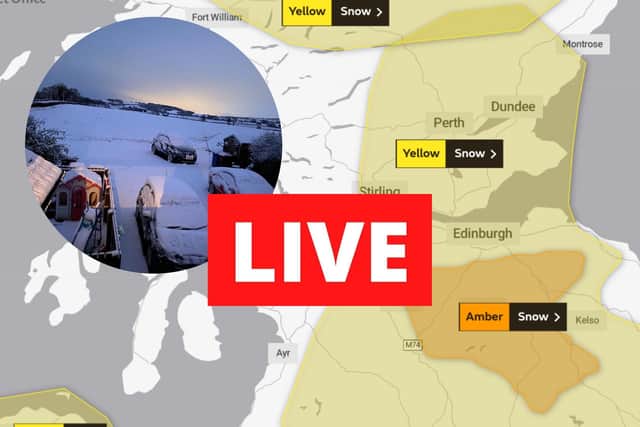 Storm Christoph is causing travel disruption across the country.