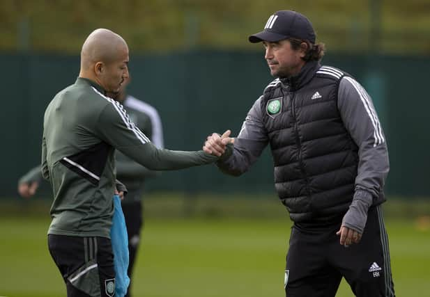 Daizen Maeda has spoken fondly of Celtic coach Harry Kewell and the impact he has had on his form at Celtic.