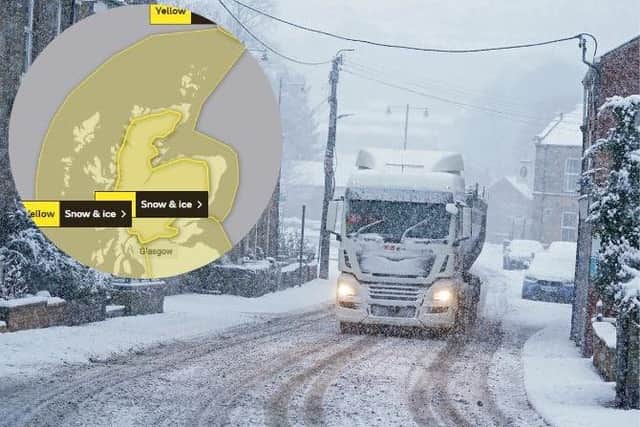 The Met Office have issued a further weather warning for Tuesday across Scotland