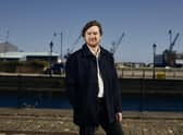 Chris Yendell, project development manager at Gravitricity, believes his firm's innovative energy storage technology -- which has been demonstrated at Edinburgh's Leith docks -- can help India reduce its climate emissions and move to renewable power. Picture: Peter Dibdin