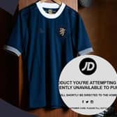 The limited edition Scotland top is priced at £90. £25 more than the current home top for adults.