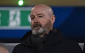 Scotland manager Steve Clarke pictured at the Scottish Cup match between Greenock Morton and Hearts at Cappielow on Monday. (Photo by Rob Casey / SNS Group)