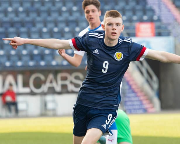 Rory Wilson has signed his first professional contract with Aston Villa.  (Photo by Craig Foy / SNS Group)