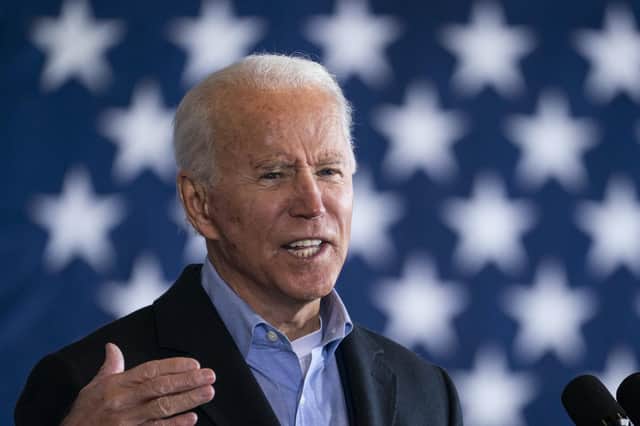 Democrat Joe Biden must help restore faith in journalism and science if he wins the US election (Picture: Drew Angerer/Getty Images)