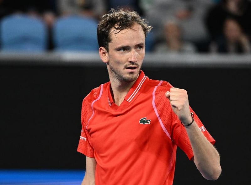 Russian world number eight Daniil Medvedev is second favourite to triumph down under. He's 7/2 for the Aussie Open.