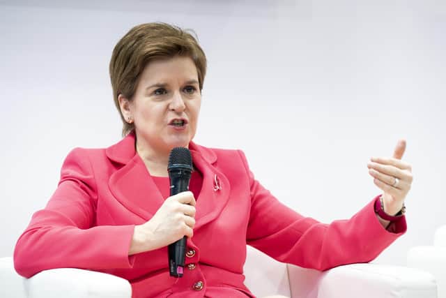 First Minister Nicola Sturgeon denied using COP26 to promote the cause of Scottish independence.