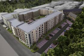 Heron Bank, which is nearing completion, is located on South Fort Street near the Water of Leith.