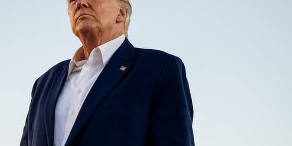 Donald Trump does not have his troubles to seek as he faces dozens of indictments over alleged criminality in the US (Picture: Brandon Bell/Getty Images)