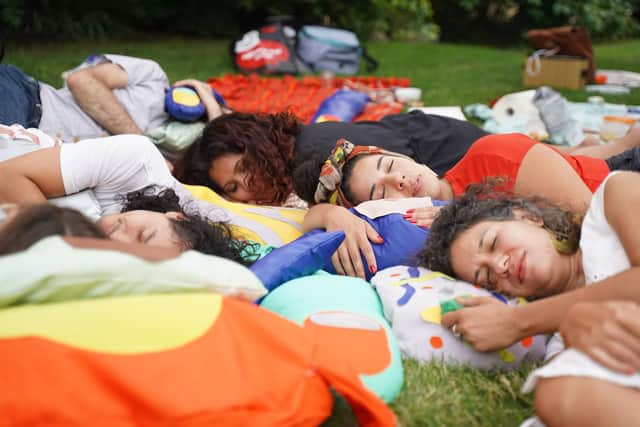 Greer Pester, Cuddle Puddle at Sensory Glisk, in collaboration with artist Salima Punjani, 2022. Image credit: Augustina Isidori.