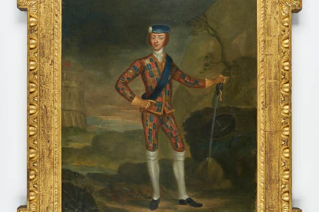A portrait of Bonnie Prince Charlie will be on display as part of V&A Dundee's forthcoming Tartan exhibition.