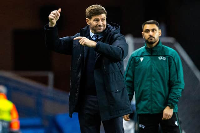 Steven Gerrard could be without tow key men for clash with Kilmarnock. Picture: SNS
