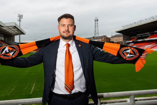 Tam Courts unveiled as Dundee United's new head coach.