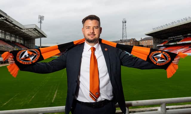 Tam Courts unveiled as Dundee United's new head coach.