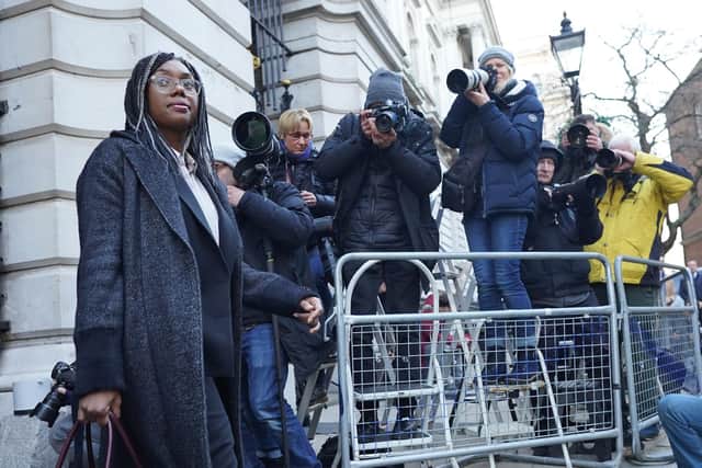 Business Secretary Kemi Badenoch has bowed to reality by scrapping a plan to allow thousands of EU-era laws to expire at the end of this year (Picture: Stefan Rousseau/PA)