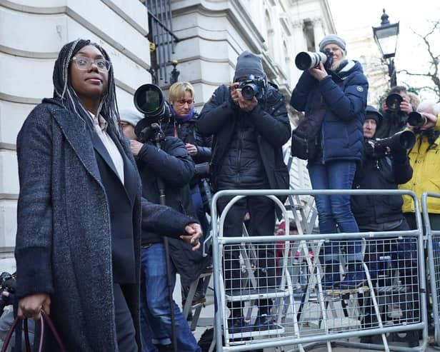 Business Secretary Kemi Badenoch has bowed to reality by scrapping a plan to allow thousands of EU-era laws to expire at the end of this year (Picture: Stefan Rousseau/PA)
