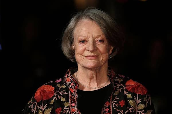 Maggie Smith at the London premiere of The Lady In The Van in 2015 (Picture: John Phillips/Getty Images for BFI)
