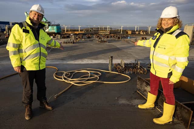 Work has begun on a cutting-edge vertical-launch spaceport in Shetland, with the first rockets due to lift off next year