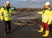 Work has begun on a cutting-edge vertical-launch spaceport in Shetland, with the first rockets due to lift off next year