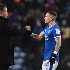 Rangers manager Michael Beale has spoken positively about his relationship with Ryan Kent.  (Photo by Craig Foy / SNS Group)