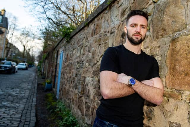 GLASGOW, SCOTLAND - MARCH 04: Josh Taylor during the press conference to his world super-lightweight title fight against Apinun Khongsong at The Hilton Hotel, Glasgow on March 04, 2020 in Glasgow, Scotland. (Photo by Bill Murray / SNS Group) 