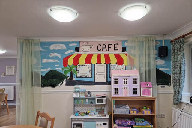 HC-One Scotland’s Wyndford Locks Care Home’s Dementia Care Café activity area
