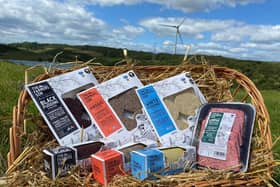 The Farmers Son range of products on farm