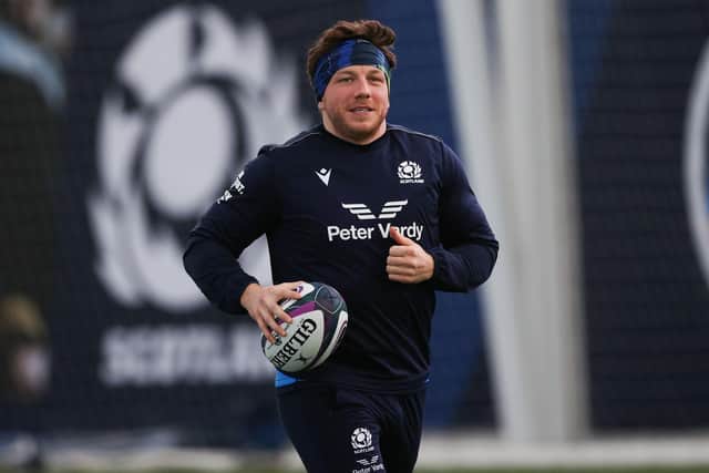 Hamish Watson is expected to return for the Italy game.  (Photo by Craig Williamson / SNS Group)