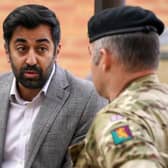 Health Secretary Humza Yousaf during a visit to the clinical education centre in the Scottish Fire and Rescue Building in Hamilton, Lanarkshire. Picture: PA