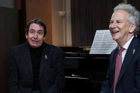 Jools Holland (left) and founder of Prostate Cancer UK, Professor Jonathan Waxman.
