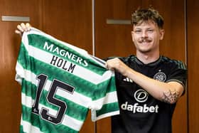 Young Norwegian midfielder Odin Thiago Holm has joined Celtic from Valerenga.