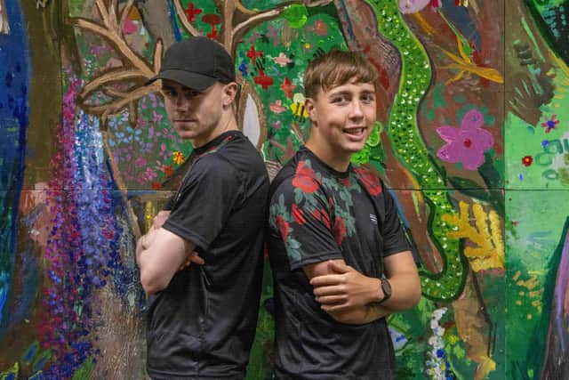 Streetwear brand MC Apparel is the brainchild of Michael Surgeon, left, and Liam Chisholm, who were motivated to launch a second business after their first paused trading due to the disruption from coronavirus.