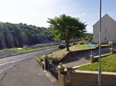 The incident happened around 4.05pm on Saturday, when a gun was fired at a red Seat Leon car on Marnoch Drive.