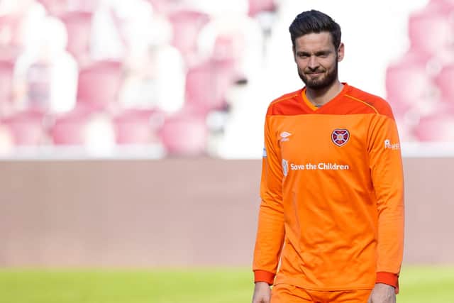 Craig Gordon set a new Hearts goalkeeping record against Cove Rangers.