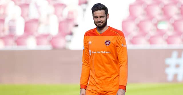 Craig Gordon set a new Hearts goalkeeping record against Cove Rangers.