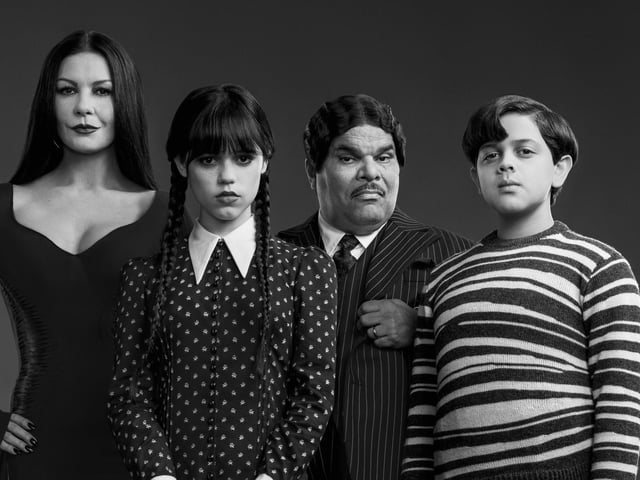 Jenna Ortega takes the famous role of Wednesday Addams in Netflix highly anticipated new series alongside Catherine Zeta-Jones.