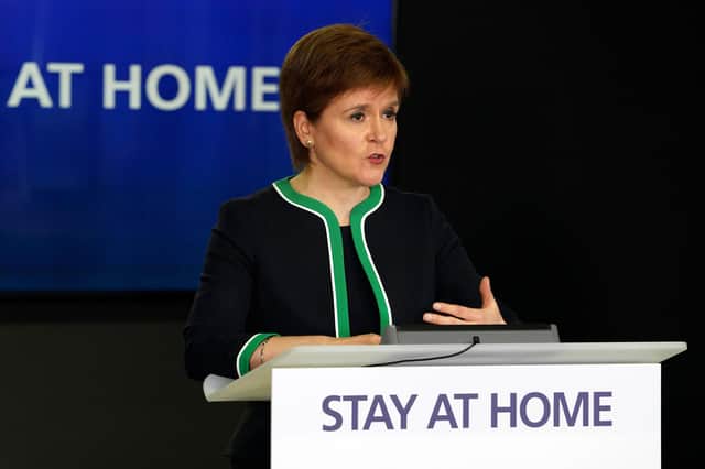 More than 80 organisation have written to Nicola Sturgeon about how to build a better society in Scotland after coronavirus (Picture: Scottish Government/AFP via Getty Images)