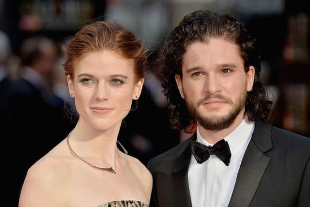 Actor Kit Harington has said he is “so grateful” he got sober before having a baby with his Game Of Thrones co-star, Scottish actress Rose Leslie.
