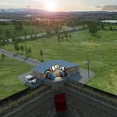 Gravitricity explains that its energy storage system works by raising weights of up to 12,000 tonnes in a deep shaft and then releasing them when energy is required. Picture: contributed.