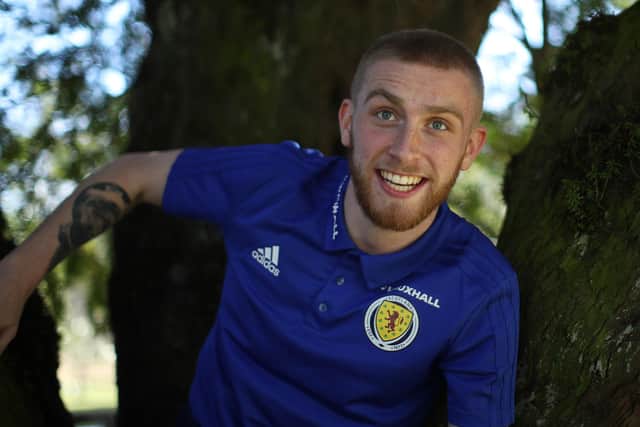 Oli McBurnie admits his failure to score for Scotland in his nine appearances so far 'looms over' him (Photo by Ian MacNicol/Getty Images)