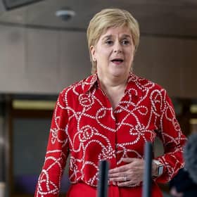 Former first minister of Scotland Nicola Sturgeon returns to the Scottish Parliament in Holyrood, Edinburgh, following her arrest in the police investigation into the SNP's finances.