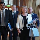 First Minister Humza Yousaf and Finance Secretary Shona Robison are behind the tax changes hitting hundreds of thousands of people in Scotland (Picture: Andy Buchanan/AFP via Getty Images)